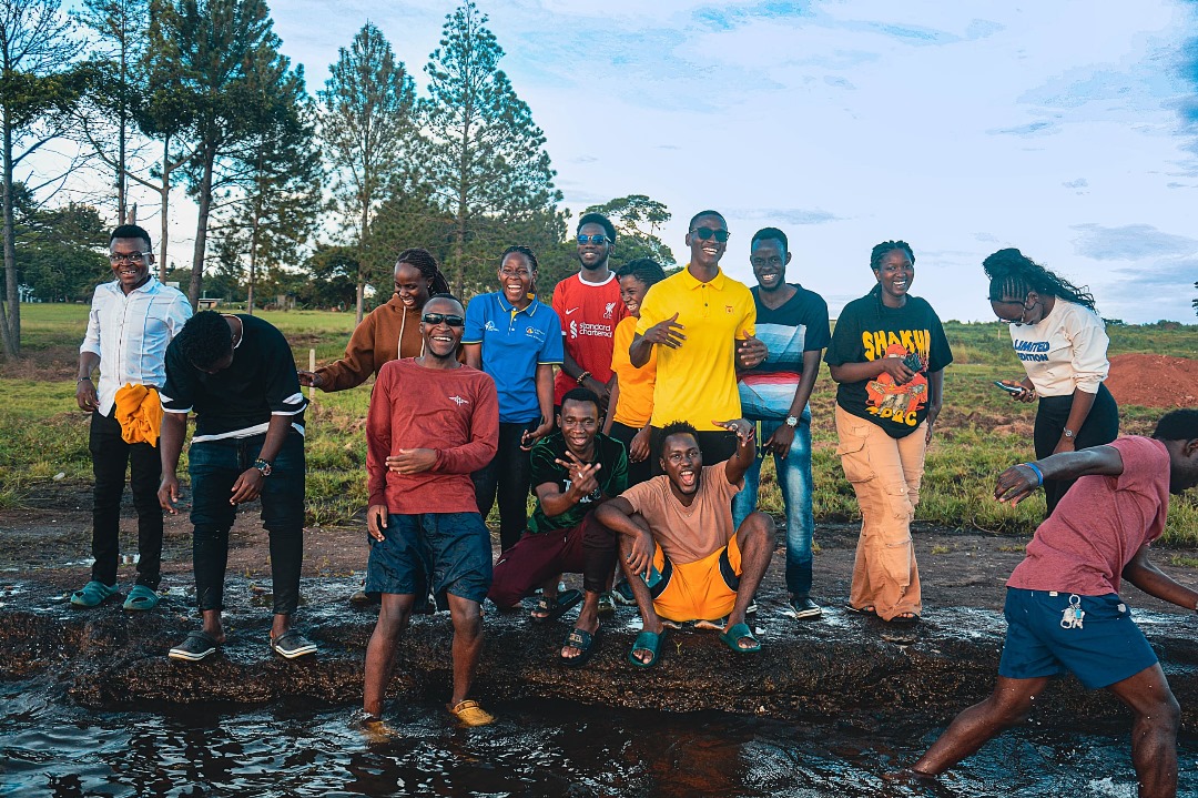 Students during a group activity